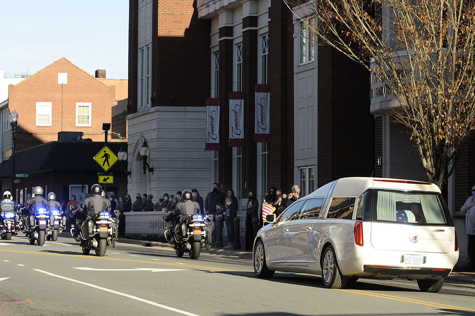 Processional for fallen Concord Police Officer Jason Shuping